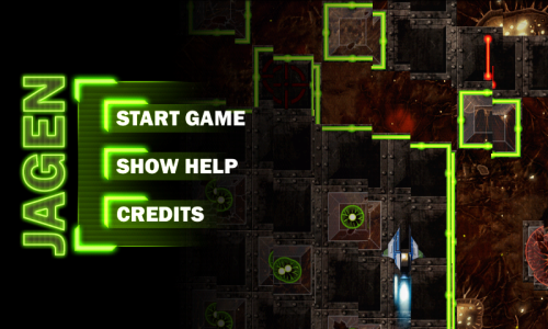 游戏风格非常奇特，钢铁平台上，布满了绿色的单细胞微生物，玩家驾驶一台金属质感的胶囊状飞船，在狭窄的平台通道上移动，收集那些绿色的细胞。
